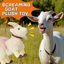Load image into Gallery viewer, creaming Goat Plush Toy | Funny Squeeze Stress Relief Prank Animal
