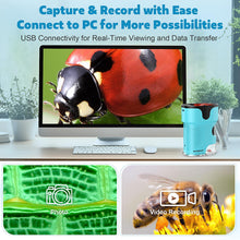 Load image into Gallery viewer, 1000X Kids Pocket Microscope with Screen
