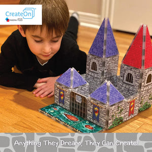 CreateOn Magna-Tiles Royal Castle Set