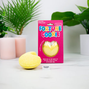 Fortune Cookie Bath Bomb - Milk and Honey Scent with Hidden Message