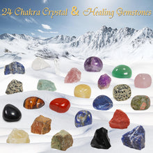 Load image into Gallery viewer, Pukamam Crystal Advent Calendar 2024 Rock Collection Box
