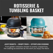 Load image into Gallery viewer, Self-Cleaning Glass Air Fryer, 5-Qt – 6-in-1 Rotisserie
