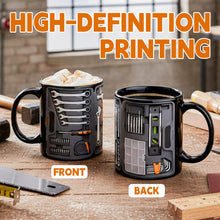 Load image into Gallery viewer, Mechanic's 3D Toolbox Coffee Mug | 11oz Novelty Ceramic Cup for Dads
