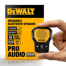 Load image into Gallery viewer, Wearable Clip-On Bluetooth Speaker (Yellow)
