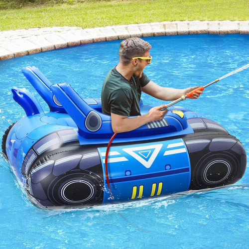 Inflatable Tank Pool Float - Gifteee Unique & Unusual gifts, Cool gift ideas