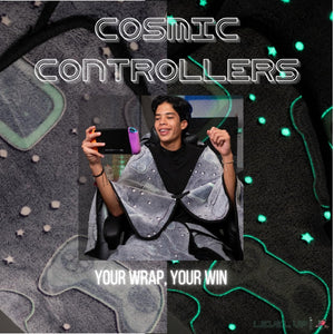 Glow-in-the-Dark Gaming Chair Blanket with Hood – Cosmic Controllers