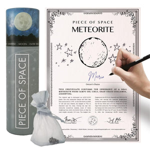Personalized Iron Meteorite Gift with Certificate – “Shooting Star”