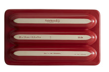 Load image into Gallery viewer, Ceramic Baguette Baker – Burgundy
