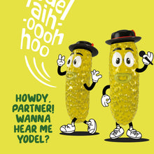 Load image into Gallery viewer, Yodeling Pickle – Weird Toy &amp; White Elephant Hit
