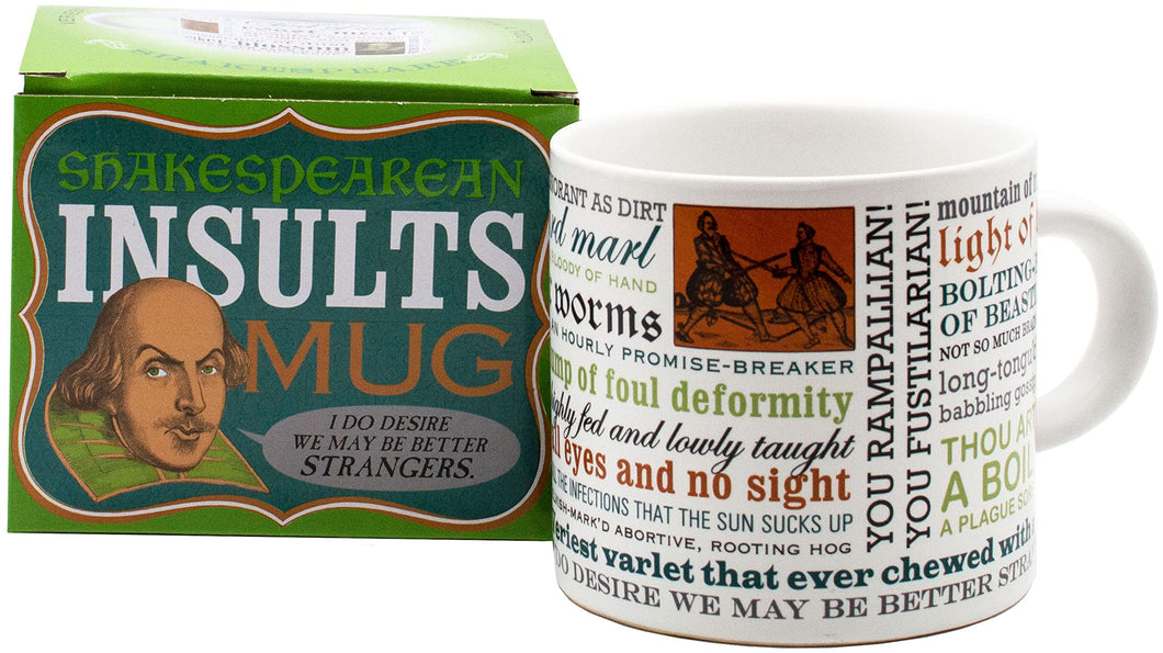 Shakespearean Insults 14oz Coffee Mug