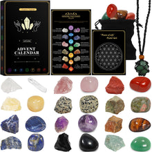 Load image into Gallery viewer, Pukamam Crystal Advent Calendar 2024 Rock Collection Box
