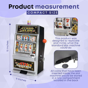 Jumbo Slot Machine Coin Bank - Gifteee Unique & Unusual gifts, Cool gift ideas