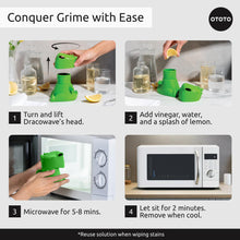 Load image into Gallery viewer, Dracowave Dragon Microwave Steam Cleaner
