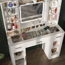 Load image into Gallery viewer, Fameill Makeup Vanity with Adjustable LED Lighting
