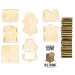 Build Your Own Bug Hostel Kit - Includes Coloring Pencils