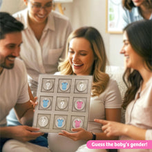 Load image into Gallery viewer, Gender Reveal Tic Tac Toe – Team Pink vs Team Blue Voting Game
