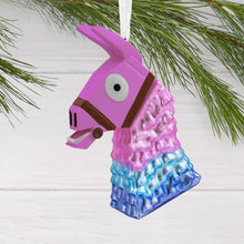 Load image into Gallery viewer, Fortnite Llama Glass Ornament - Gifteee Unique &amp; Unusual gifts, Cool gift ideas
