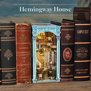 DIY Book Nook Kit with LED – Hemingway House