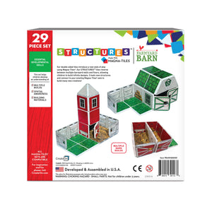 CreateOn Magna-Tiles Farmyard Barn Set