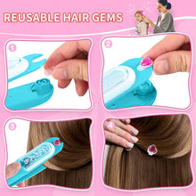 Load image into Gallery viewer, Quick-Click Hair Gem Stamper Styling Kit
