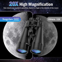 Load image into Gallery viewer, 20x80 Astronomy Binoculars – Stargazing &amp; Moon Viewing
