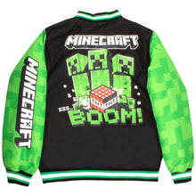 Load image into Gallery viewer, Minecraft Varsity Bomber Jacket - Gifteee Unique &amp; Unusual gifts, Cool gift ideas
