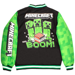 Minecraft Varsity Bomber Jacket - Gifteee Unique & Unusual gifts, Cool gift ideas