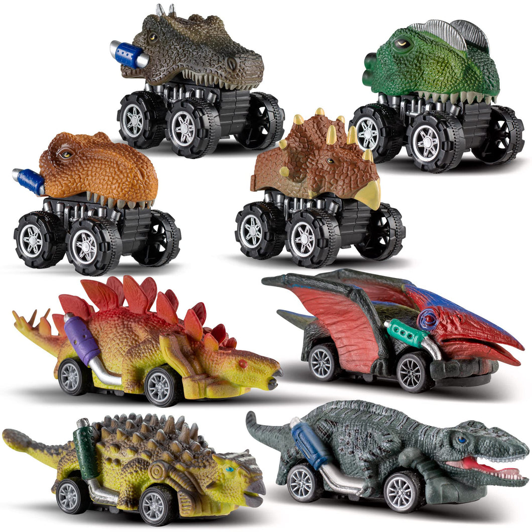 Dinosaur Pull-Back Cars