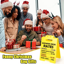 Load image into Gallery viewer, “Answer Desk Rates” Office Sign
