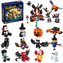 Load image into Gallery viewer, 12-in-1 Halloween Building Blocks Set (626 PCS) - Party Favors for Kids Ages 6-12
