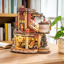 Load image into Gallery viewer, 3D Wooden Gift Factory Puzzle – Lights, Music &amp; Elves
