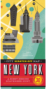 Scratch-Off City Adventure Map