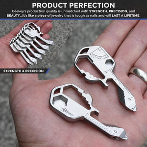 Keychain Multitool – 16-in-1 TSA-Safe EDC