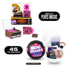 Load image into Gallery viewer, Mini Brands Working Vinyl Playset – Tiny Record Player That Plays
