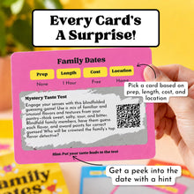 Load image into Gallery viewer, 40 Family Dates Scratch-Off Cards | Screen-Free Activity Game for Kids &amp; Adults
