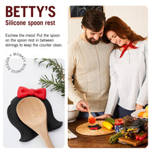 Load image into Gallery viewer, Silicone Spoon Rest – Fun Retro Wig Kitchen Utensil Holder

