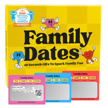 Load image into Gallery viewer, 40 Family Dates Scratch-Off Cards | Screen-Free Activity Game for Kids &amp; Adults
