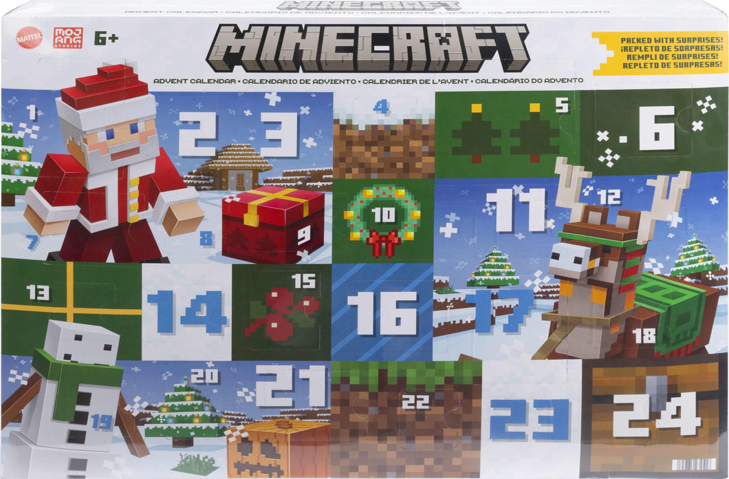 Minecraft Advent Calendar with Figures and Accessories