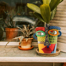 Load image into Gallery viewer, Abstract Face Planters Pots
