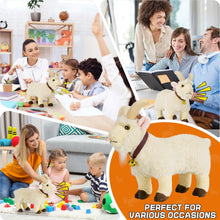 Load image into Gallery viewer, creaming Goat Plush Toy | Funny Squeeze Stress Relief Prank Animal
