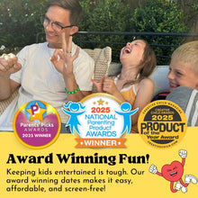 Load image into Gallery viewer, 40 Family Dates Scratch-Off Cards | Screen-Free Activity Game for Kids &amp; Adults
