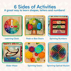 7-Sided Wooden Activity Center