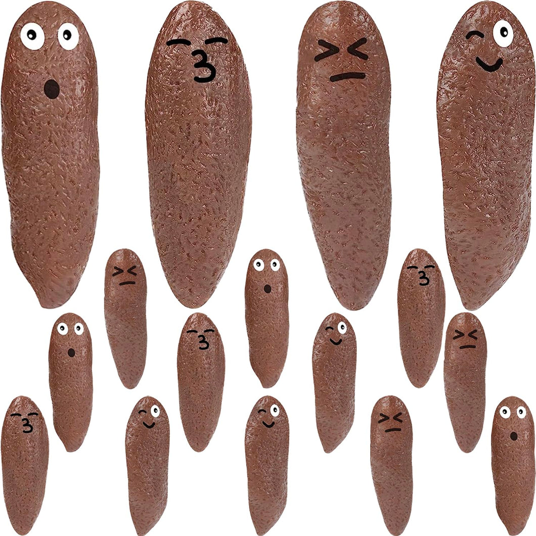 Poop Slingshot Sticky Poop Toys (12 Pack)
