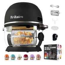 Load image into Gallery viewer, Self-Cleaning Glass Air Fryer, 5-Qt – 6-in-1 Rotisserie
