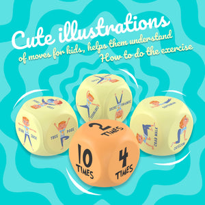 Kids Yoga Dice - Gifteee Unique & Unusual gifts, Cool gift ideas