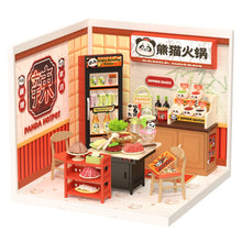 Load image into Gallery viewer, Miniature Hot Pot Restaurant with LED – Compatible with Mini Figures
