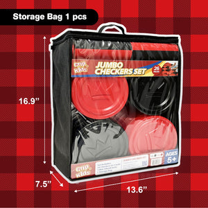 Jumbo Checkers Set - Gifteee Unique & Unusual gifts, Cool gift ideas