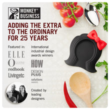 Load image into Gallery viewer, Silicone Spoon Rest – Fun Retro Wig Kitchen Utensil Holder
