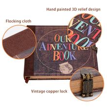 Load image into Gallery viewer, "Our Adventure Book" DIY Retro Scrapbook &amp; Photo Album

