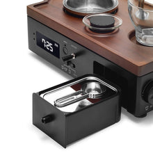 Load image into Gallery viewer, Coffee Alarm Clock &amp; Bedside Brewer – Black Walnut
